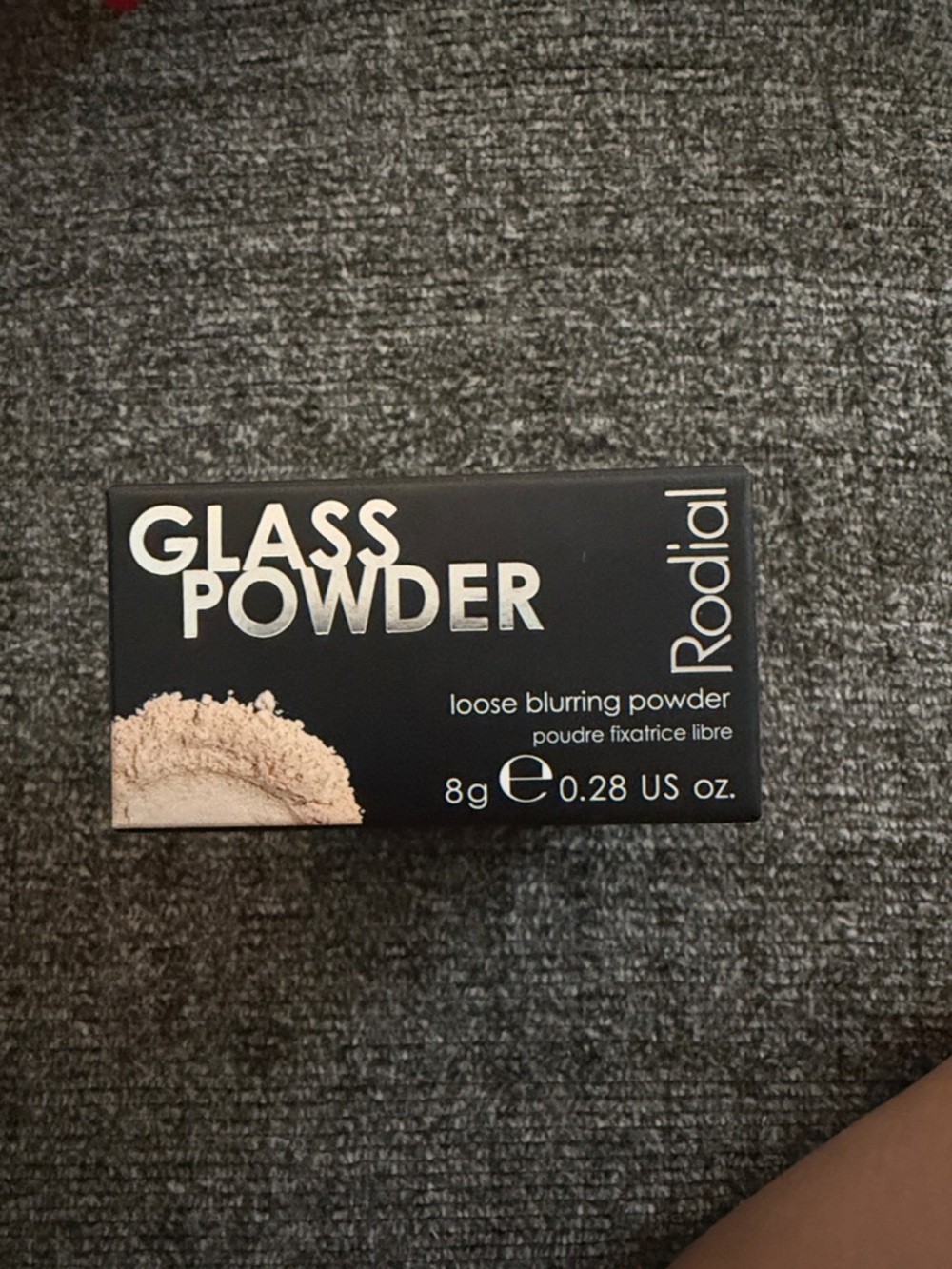 Rodial Glass Powder Loose Blurring Powder - Black & Beige